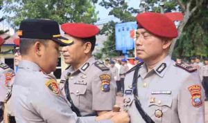 Kapolres Langkat Pimpin Sertijab, AKP Ruspian Resmi Jabat Kasat Narkoba